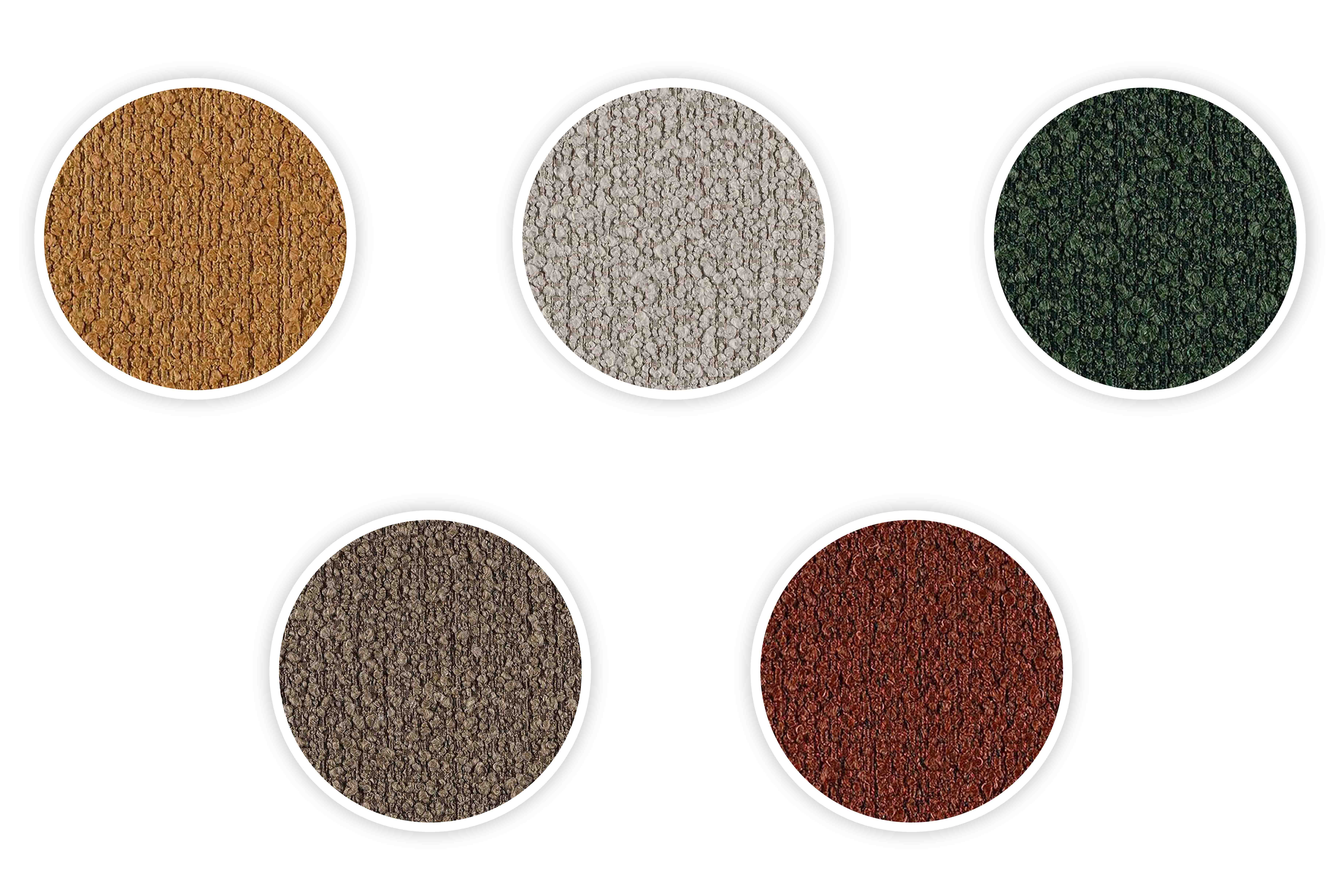 couleurs tissu tête de lit bouclette tendance